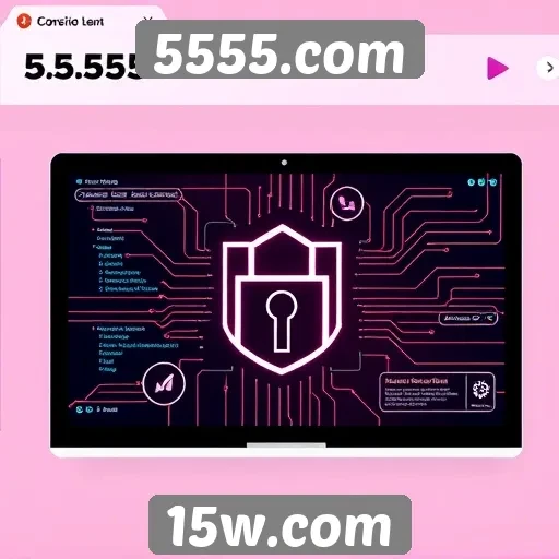 Análise de segurança no site 5555.com